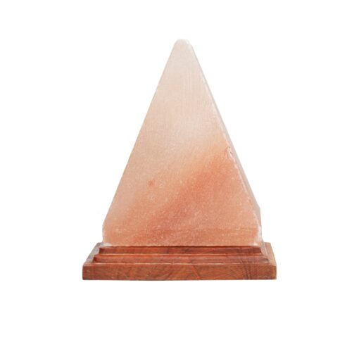 Rózsaszín piramis sólámpa