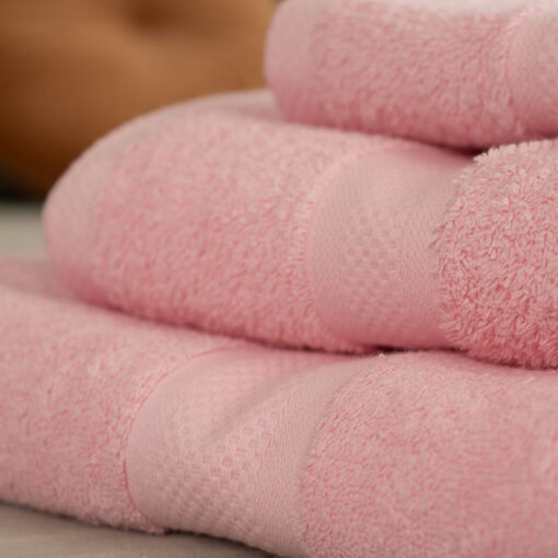 Alternative view of Púderrózsaszín törölköző