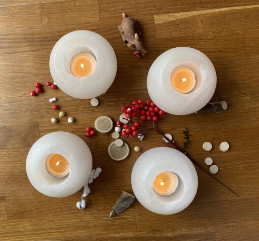 Alternative view of Gömb sómécses szett, 4db fehér