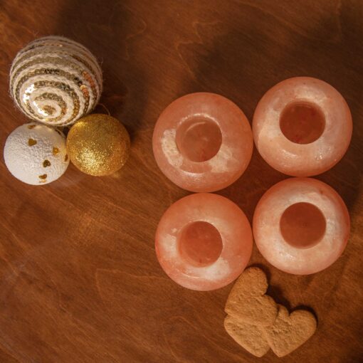 Alternative view of Gömb sómécses szett, 4db rózsaszín