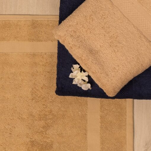 Frottír kádkilépő - Bézs