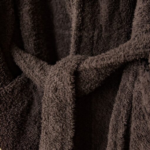 Sötétszürke frottír köntös