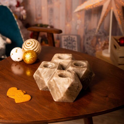 Gyémánt sómécses szett, 4 db szürke