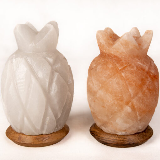 Alternative view of Rózsaszín trópusi ananász sólámpa