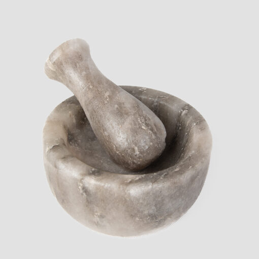 Alternative view of Himalája sómozsár és törő - Szürke