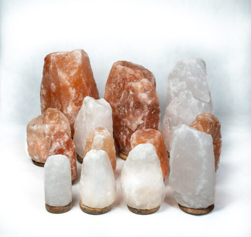 Alternative view of Fehér csiszolatlan sólámpa 10-14 kg