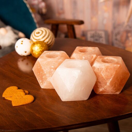 Alternative view of Gyémánt sómécses szett, 3 db rózsaszín és 1 db fehér