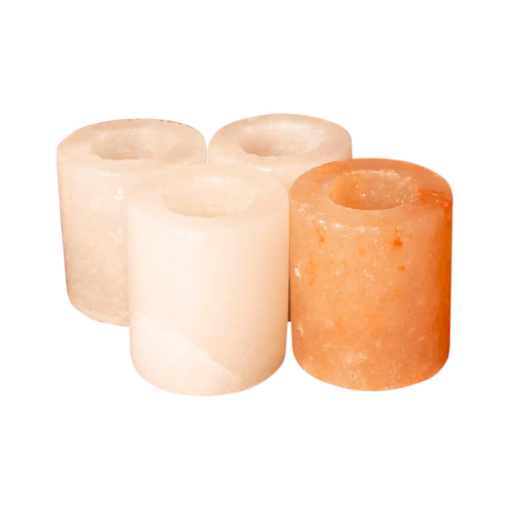 Henger sómécses szett, 3 db fehér és 1 db rózsaszín