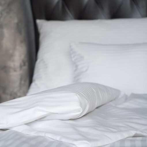 Damasztcsíkos szállodai paplanhuzat -10mm