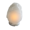 Fehér csiszolatlan sólámpa onyx talppal 2-3kg