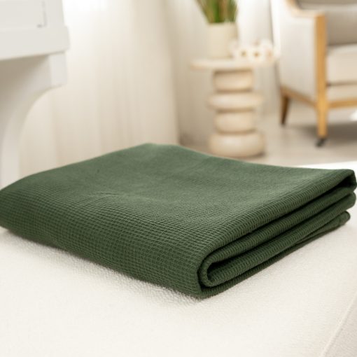 Darázsmintás szaunalepedő – Olajzöld