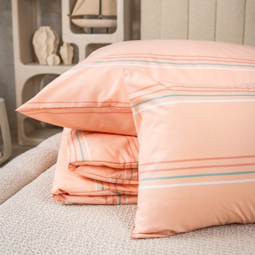 Begonia pamut egyszemélyes ágyneműhuzat