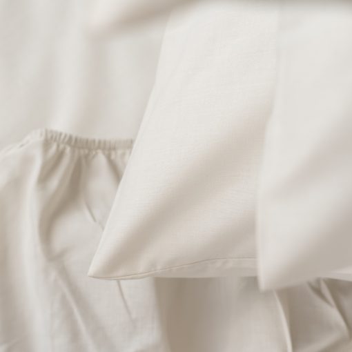 Mix&Match gumis lepedő – Porcelain White