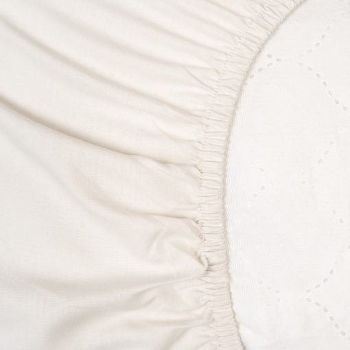 Mix&Match gumis lepedő – Porcelain White