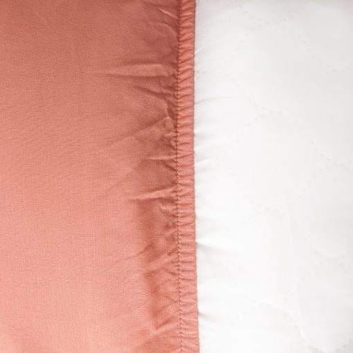 Mix&Match gumis lepedő – Terracotta