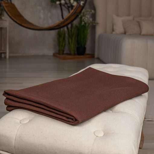 Darázsmintás szaunalepedő – Csokibarna